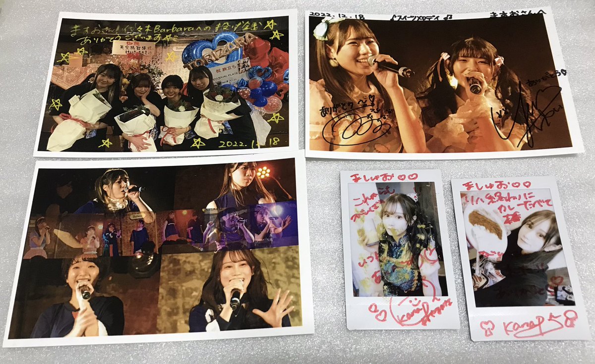 pachi77kazu's tweet photo. ポストカード、チェキ届いてたよ🫶
また、みんなで集まれたら良いね🥰

#トリザラストオーダー 
#最後の晩餐 
#INDIVIDUALPLATE 
#スイーツメロディ 
#代々木Barbara https://t.co/CTd9r5f3jZ