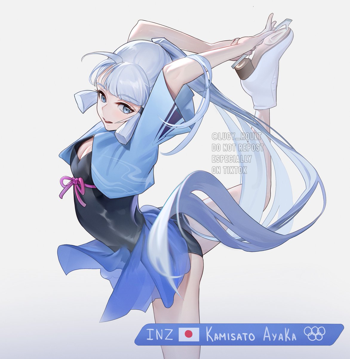 lucy_hoult's tweet photo. Figure skating au! pt. 9
Kamisato Ayaka!
#kamisatoayaka  #GenshinImpact https://t.co/be5z0ETe2u