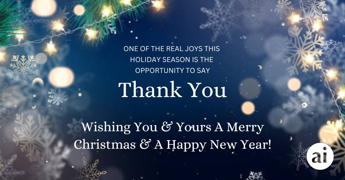 ai_Worldwide's tweet photo. Wishing you &amp; your family a wonderful Christmas and a Happy New Year.  We will be open during throughout the festive season. Current customers may contact us on +44 (0)800 086 9052 or email support@aicorporation.com. https://t.co/HAt06N0Gm3