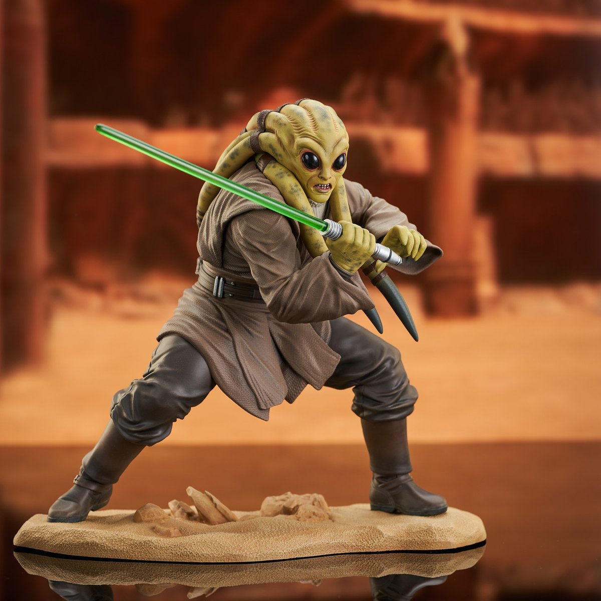 LBeskar's tweet photo. 🔴📦Nueva Estatua a escala 1:7 de "Kit Fisto" dentro de la línea "Premier Collection" de @GentleGiantLTD 
Tendrá una altura de 9", estará Limitada a 3.000 unidades y ya se puede reservar por $200 
Se comenzará a distribuir a partir de Otoño 2023🔴📦⬇️⬇️ https://t.co/mnzxTvgJOc