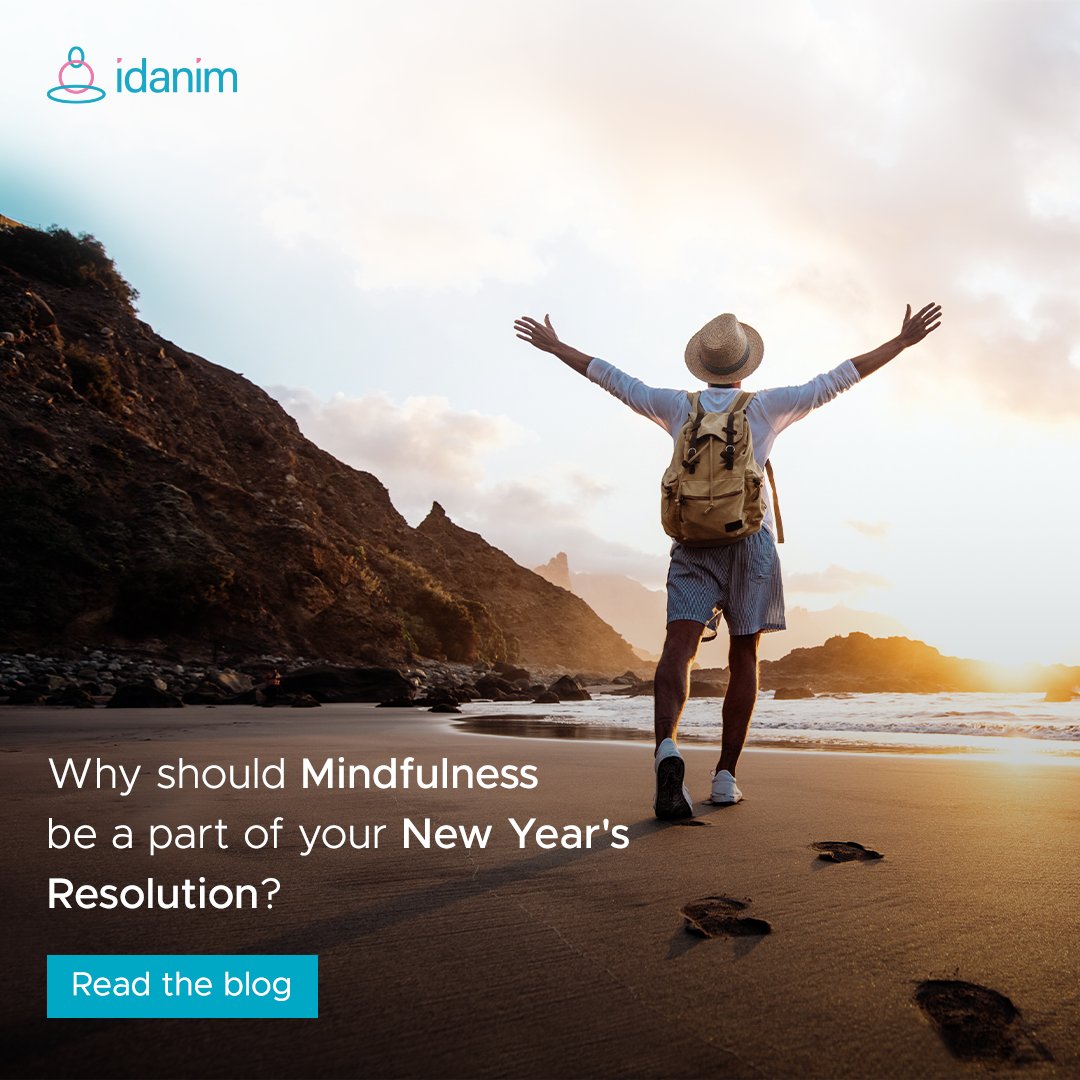 IdanimApp's tweet photo. New Year's resolutions have a considerably more significant psychological impact and mindfulness can be an essential tool of creating habits that stay. Read the blog to know why mindfulness should be a part of your new year resolution. 
#practicemindfulness #meditation https://t.co/JNkLi2G0FM