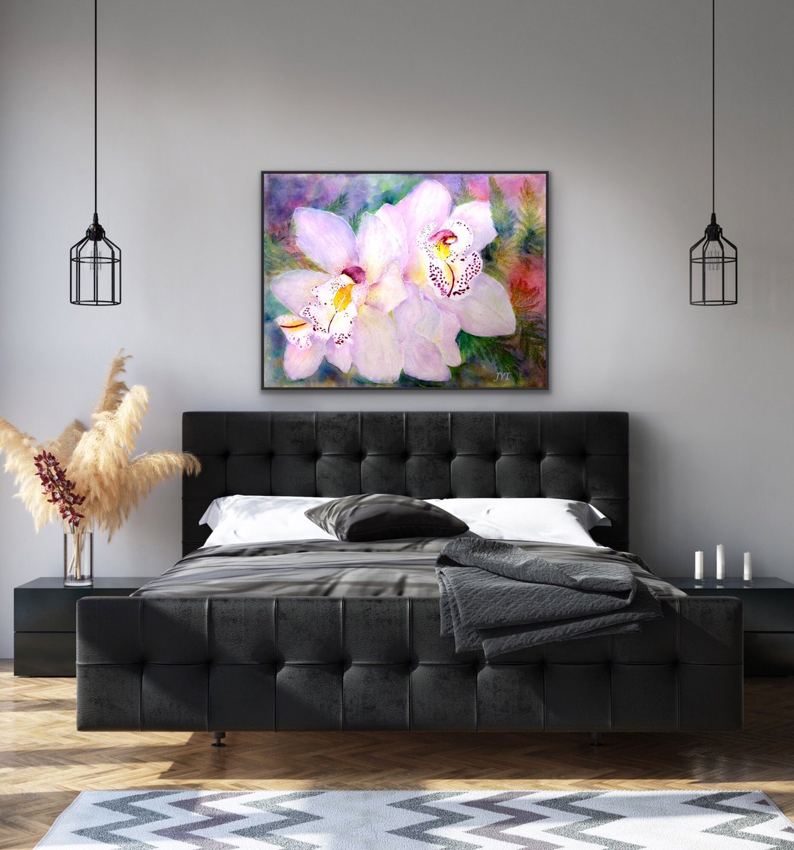 Jyistar's tweet photo. Cattleya Orchids by JYIArtworks. Watercolor &amp; Digital Art. Prints https://t.co/zV38NmzL8U https://t.co/P5Yivkvk0p