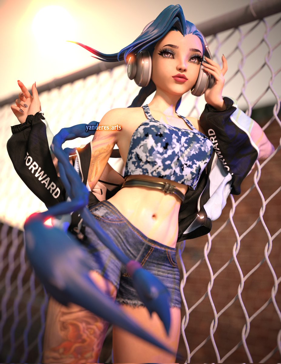 AkanesArts's tweet photo. Love her style~
.
Model by MeradeDAZ.
.
.
#Jinx #jinx3d #DAZ #DAZ3 #DAZ3D #3DArt #3D #LOL #WR #arcane https://t.co/qqJ9zqIO70