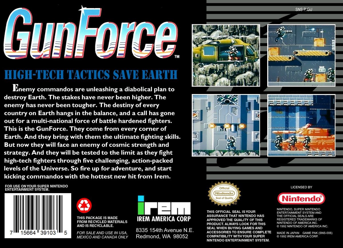 Dr_Westlake's tweet photo. GUNFORCE
SNES - 1992 - Irem
Un soldado debe abrirse camino a través de hordas de enemigos y proteger a la Tierra de los invasores #SNES #Irem #Arcade #SnesFriday #GunForce #retrogaming #gaming #retrogames #retrogamer #gamers #pixelart #retro #gamedev #indiegames #videogames https://t.co/sX7t7RwAZ1