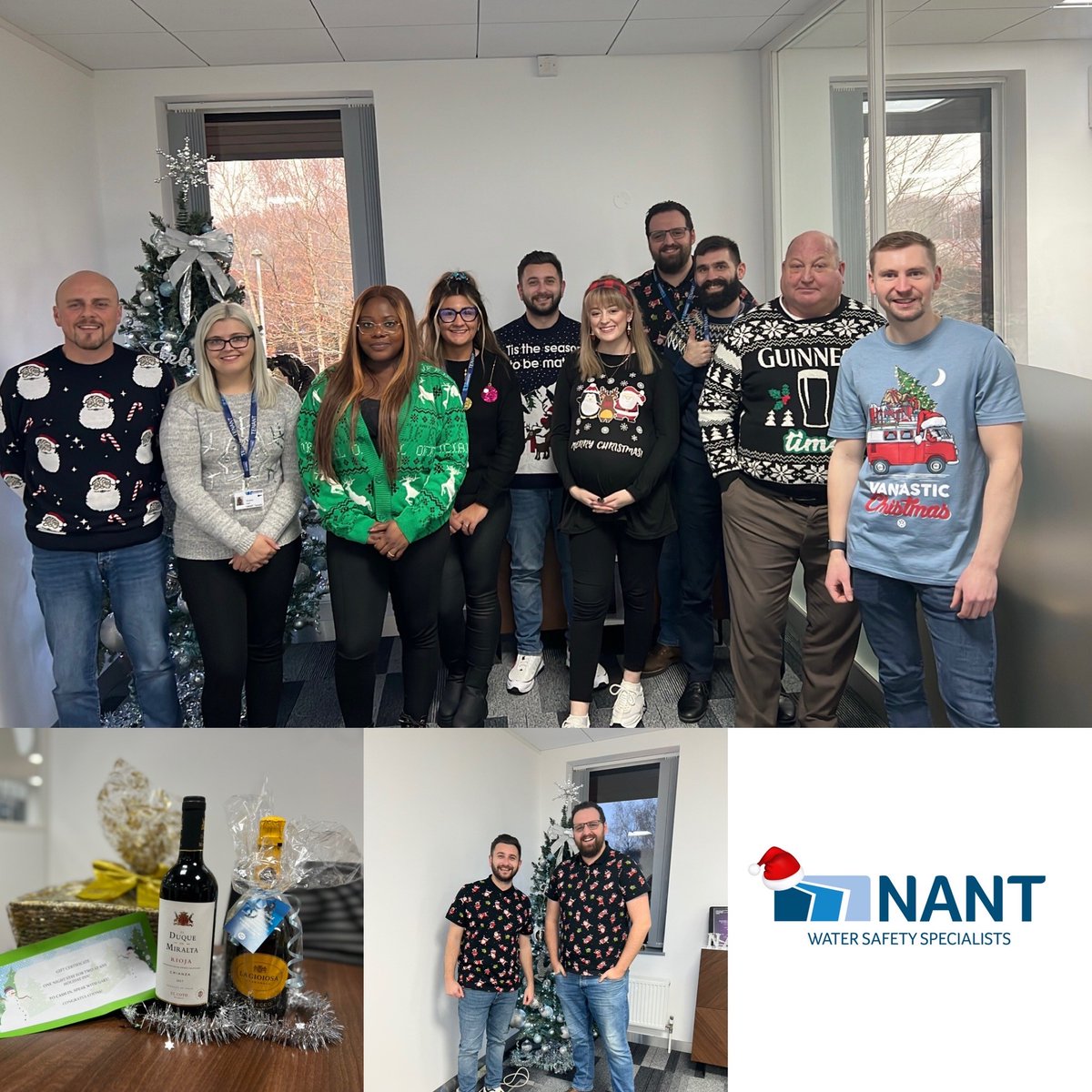 Nant Ltd (@nantltd) on Twitter photo Cracking last working day of 2022!
Thanks to the team for raising £200 for <a href="/Edwardstrust/">Edward's Trust</a>
Christmas jumper day.
Hope you all have an amazing time over Christmas and have a prosperous New Year!
#charity #christmasjumper #newyear #watersafety #wecare #staysafe Cracking last working day of 2022!
Thanks to the team for raising £200 for <a href="/Edwardstrust/">Edward's Trust</a>
Christmas jumper day.
Hope you all have an amazing time over Christmas and have a prosperous New Year!
#charity #christmasjumper #newyear #watersafety #wecare #staysafe