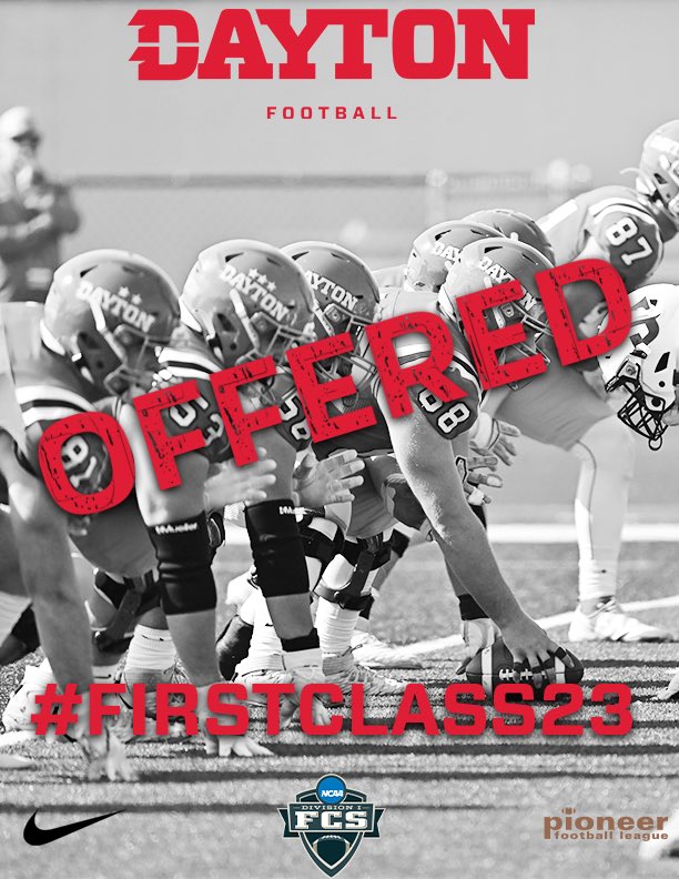GrantEdgington's tweet photo. After a great call with @CoachWhalen59  I’m excited to say I have received an offer from the University of Dayton!!!
@MadeiraFB @ChrisStew17 https://t.co/uTCtOtqPJP