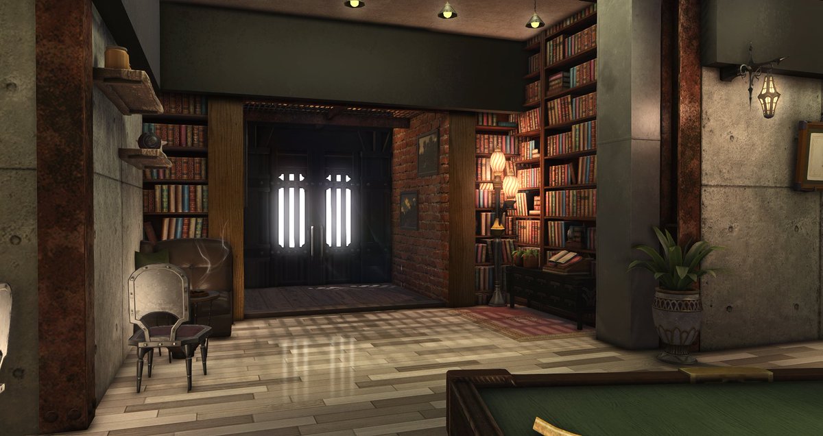 StrangeFrog00's tweet photo. [ M size ] 인더스트리얼 바 컨셉 

#FF14ハウジング #FF14housing #HousingEden #FF14_하우징 https://t.co/Eats8hXpIT