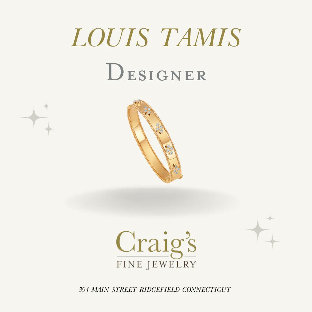 Today we're highlighting an 18K Yellow Gold and Diamond Cluster Bangle by Louis Tamis. ✨ Head over to our website linked in our bio to see more bangles!
#craigsfinejewelry #jewelry #bracelet #bangle #louistamis