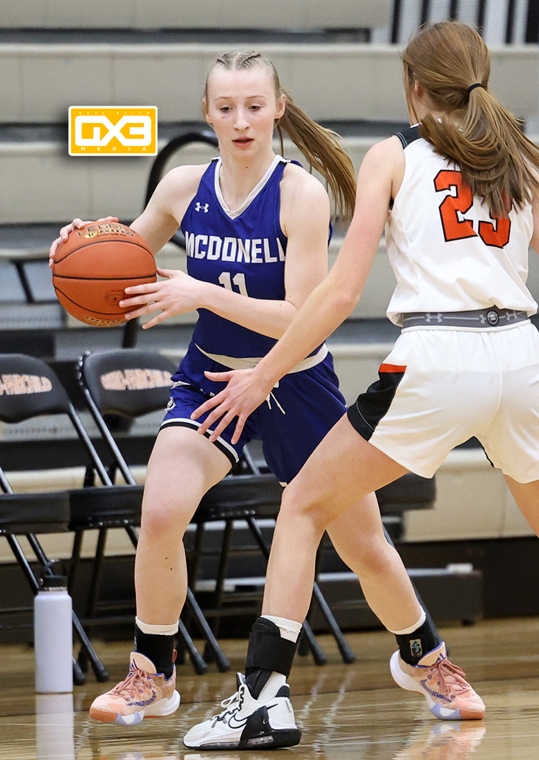 NBGX3Media's tweet photo. 12-17-22 The McDonell girls basketball team had to rally in the second half to overcome and hold off Osseo-Fairchild, but did so and notched a 54-48 win Saturday afternoon.
#mcdonellmacks #ofthunder #wisgb https://t.co/DzCt0oattI