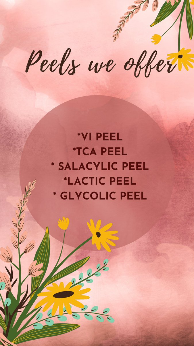 HealthTonicity's tweet photo. We have added enough peels to address ALL your skin concerns! Come in for a consultation and we will customize a peel for your individual needs. 
Call 727-238-3455 to schedule. 

#medspa #safetyharbor #skinbetter #skinmedica #clearwater #palmharbor #massage #facials #diamondglow https://t.co/yv9vLPUPCB