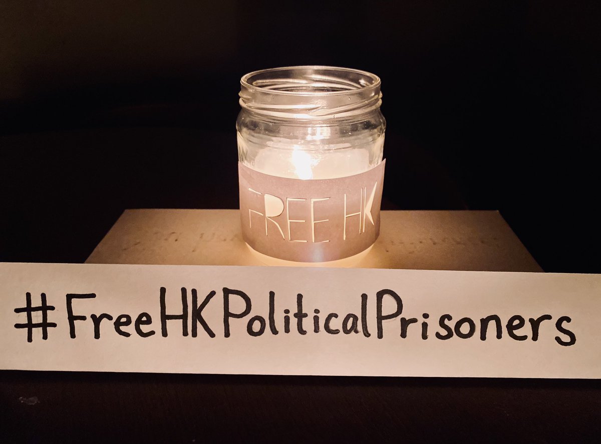 Thinking of those who are paying the heavy price for the cause of freedom & democracy in #HongKong. Over 1200 political prisoners will not be with their families this holiday season, many have been unjustly imprisoned for 3 or even 4 winters. #Candle4HK #FreeHKPoliticalPrisoners