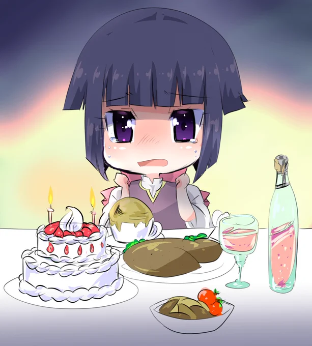 嫁との晩餐メリクリ絵 