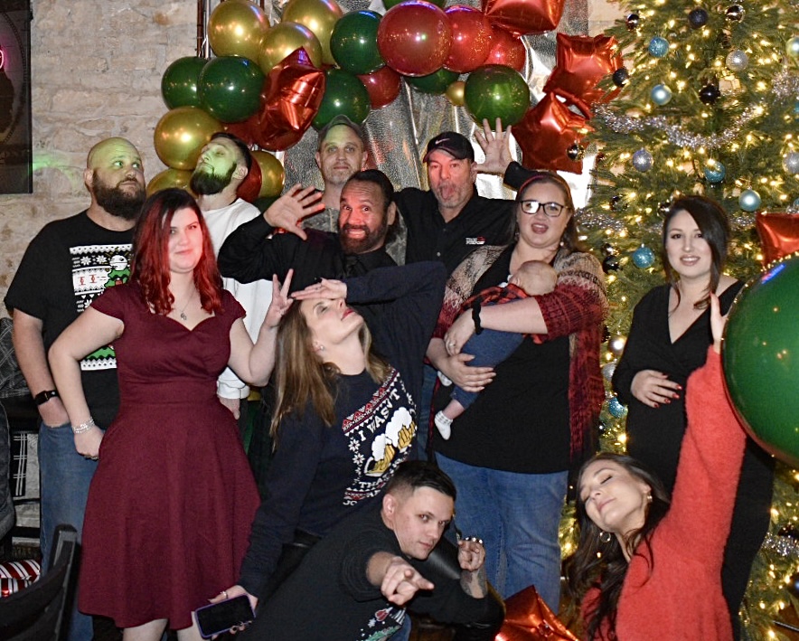 TechOnPurpose's tweet photo. In the words of the one and only Charlie Brown, "It's not what's under the tree that matters, but who's around it." And man, do these guys deliver🎄👪 🎁

We had so much fun celebrating with you and your families. The 2022 TOP Family Christmas Party was one for the books! 🎅 🥂 https://t.co/njwRd2IuKA