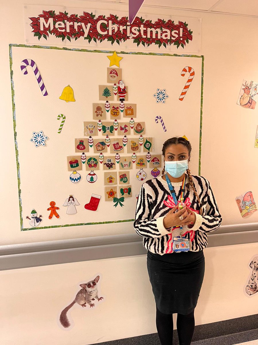 CED_BHRUT's tweet photo. December 22nd 🎄 Treat goes to our ward keeper Koudi who has been busy getting us all ready for Christmas with extra stock, Secret Santa, decorations and much more! #CEDadvent #MeetTheTeam https://t.co/h0VbfQSyOv