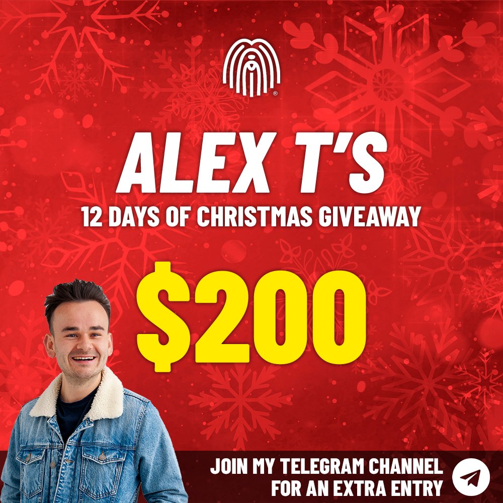 AlexT's tweet photo. 💰 $200 GIVEAWAY // 48 HOURS ⏱
🎄 12 DAYS OF CHRISTMAS // DAY 12 🎁

💵 PRIZE = 8x $25 💵

• Retweet
• Tag three friends
• Follow me + @Puli_Token

Extra entry if you join TG [show proof] 👉 https://t.co/ZsfQVenbt2 https://t.co/h4wwCWH399