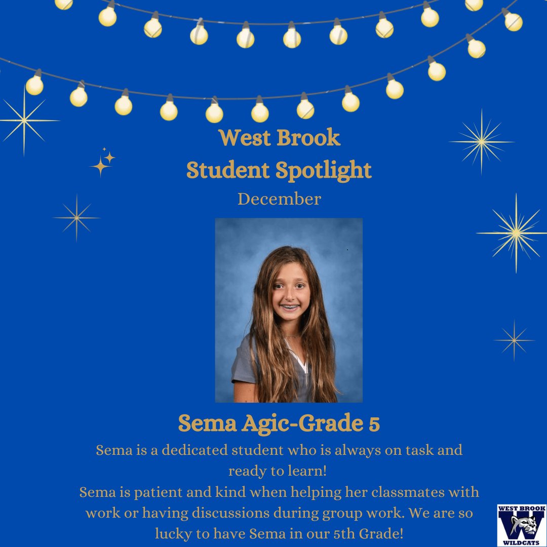 WestBrook_Param's tweet photo. We are proud to present our 5th grade spotlight students! Congratulations Sema, Kento, and Zoey. Thank you for showing everyone what it means to be West Brook. 👏👏👏 https://t.co/6kl1PIL9wp