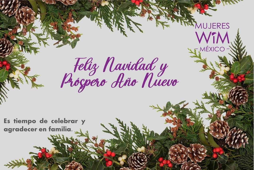 Tiempo de agradecer y celebrar en familia. Mujeres WiM de México les desea  ¡Felices Fiestas!

 #MujeresWIMdeMéxico #mujeryminería #trabajando #equidad #igualdad #inclusión #unidassomosmasfuertes