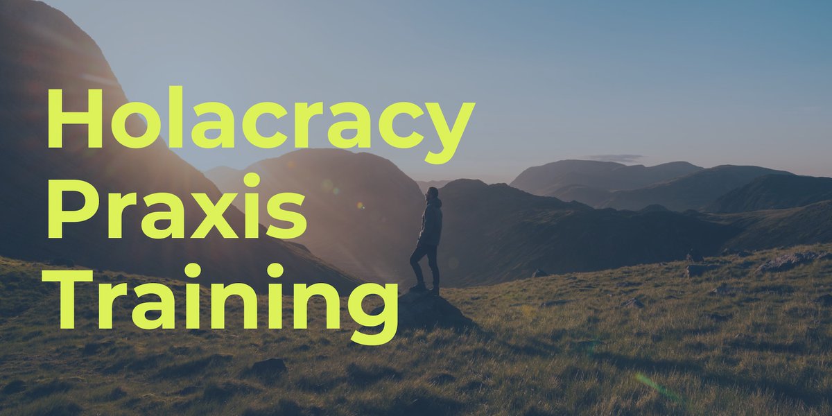 Unser nächstes #Holacracy Online Praxis Training startet am 17. Januar. Hol dir Sicherheit in der Moderation von #Tactical und #Governance Meetings. 👉next.xpreneurs.co/de/event/holac…