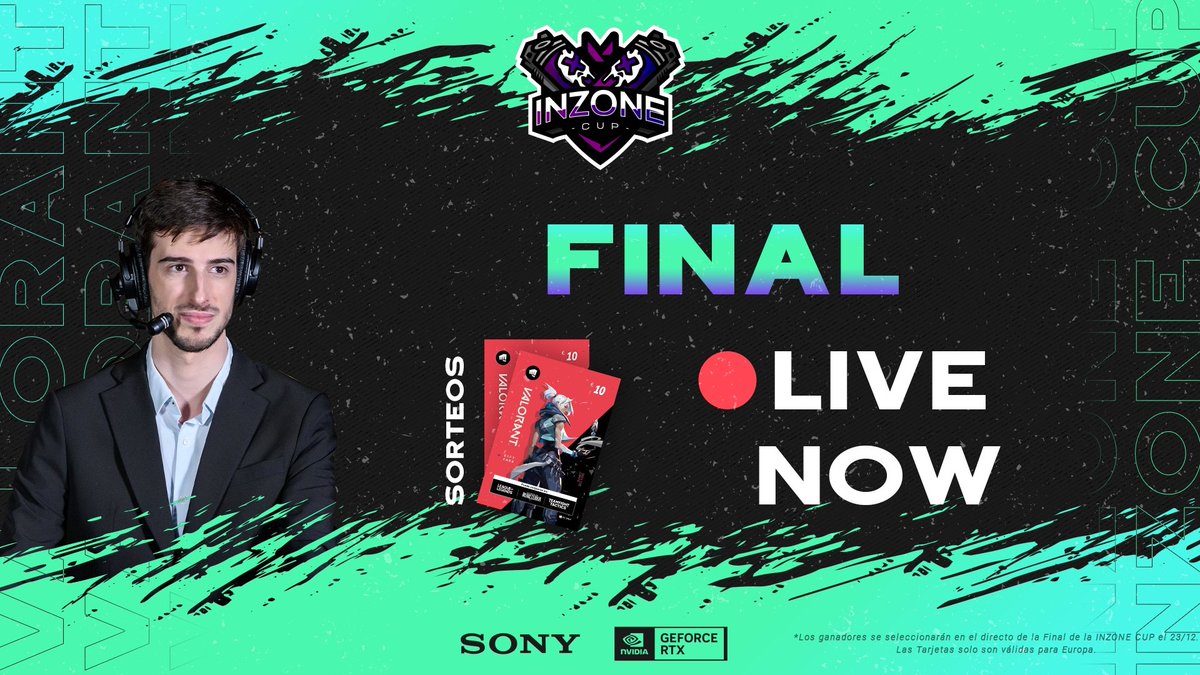UriRuizp's tweet photo. ¡EMPEZAMOS CON LA GRAN FINAL DE LA #InzoneCup by @SonyEspana y @NVIDIAGeForceES!
¡VAMOS VAMOS VAMOS!
https://t.co/SO7vN4tIQK https://t.co/lZ6CnrUEI6