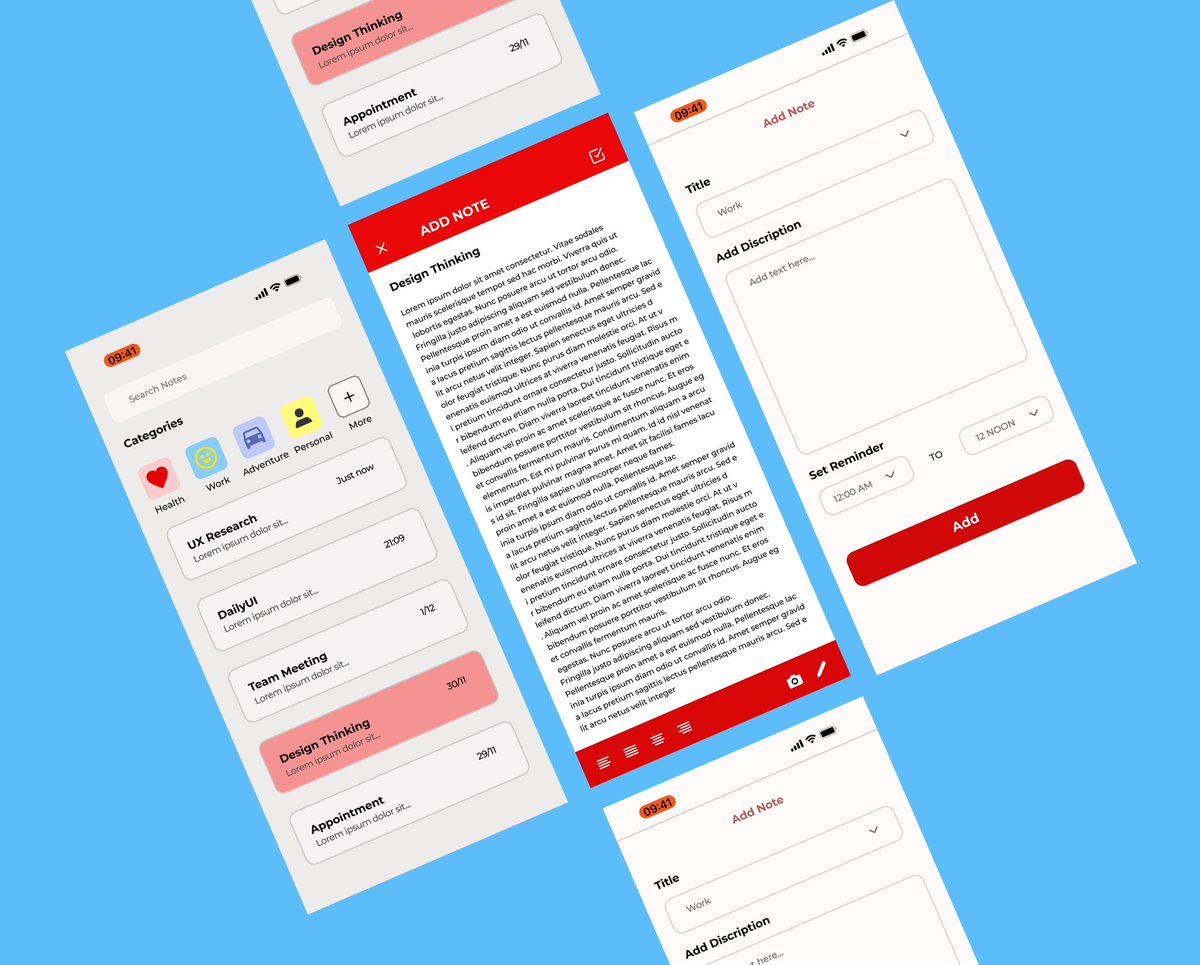 OlalekanRasaq_'s tweet photo. Daily UI Day 65 - Notes Widget 

The UI journey continues. I was able to work on notes widget today

Moving like before. You can check my design out below. 

#Dailyui  #uidesign #uiuxdesign #myuiuxdesignjourney #uiuxd #work  #designer  #designthinkingprocess #Day65 #noteswidget https://t.co/oEhXPr0HIe