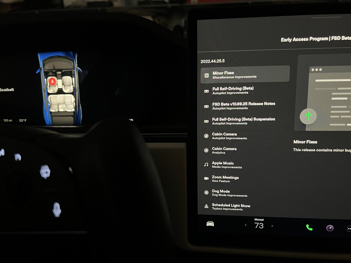 grnandan's tweet photo. Christmas came early #TESLA #FSDBeta Excited! https://t.co/KLfNh0Ghqm
