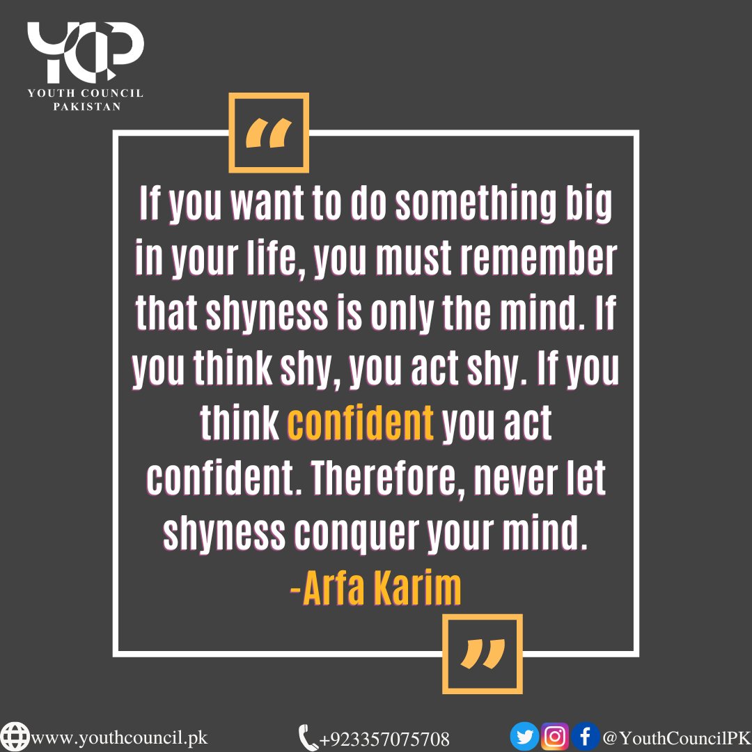 YouthCouncilPK's tweet photo. We need to Empower our Youth and make them believe in themselves and their abilities. Their Confidence is our Success.

#YouthCouncilPK🇵🇰
#AchievingYoungDreams
#YouthEmpowerment https://t.co/BE0LRdISHH