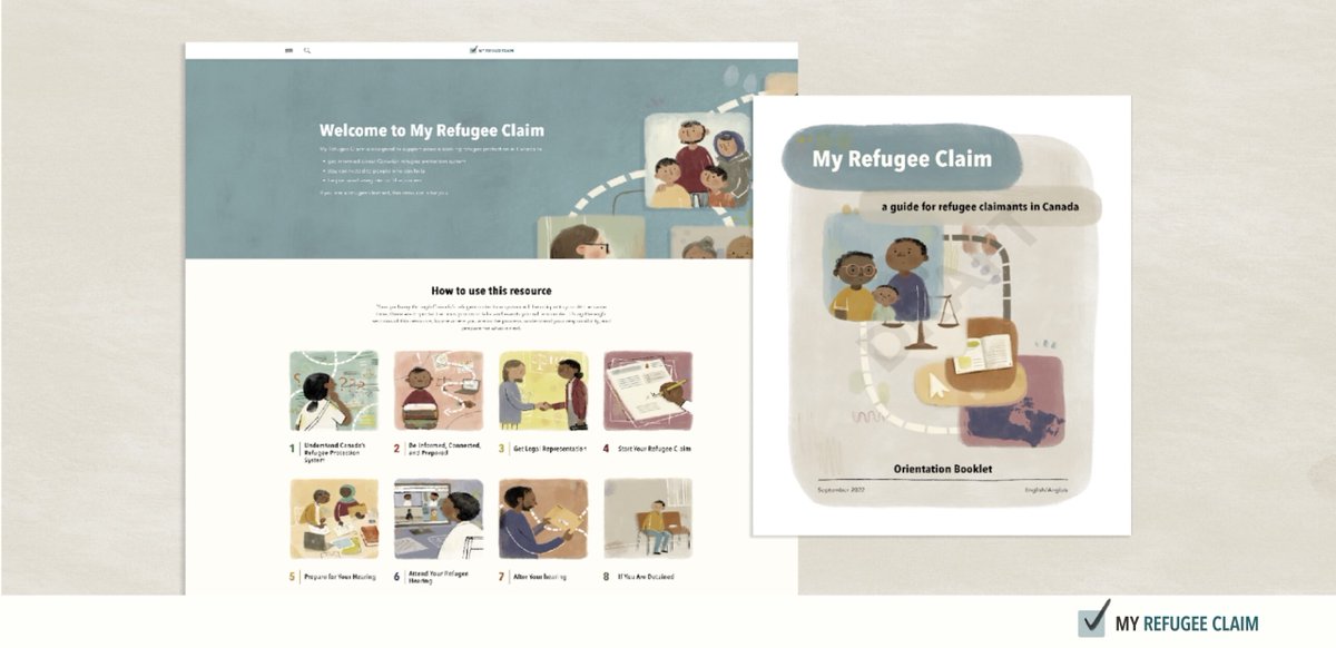 .<a href="/KinbraceRefuge/">Kinbrace Community</a>, and its many partners and collaborators, recently launched My Refugee Claim, a national, comprehensive resource to help #refugee claimants navigate Canada’s refugee protection process. Learn more: bit.ly/3FRHbJb