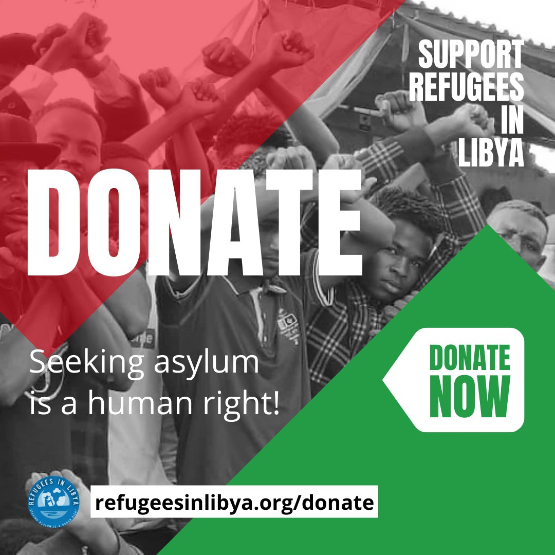 Alliance_SRL's tweet photo. Despite continuous repression, @RefugeesinLibya have not given up to claim their rights. To sustain their ongoing fight and to support those neglected by @UNHCRLibya, they are asking for your #solidarity!

Donate, share the call and join the alliance👉https://t.co/eavTl3jKdC https://t.co/zPnkk7a2QT