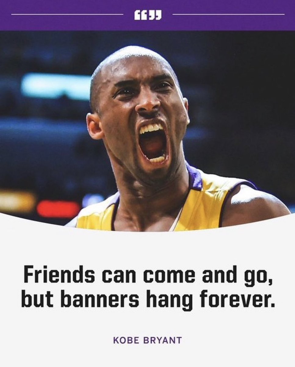 kobehighlight's tweet photo. Banners hang forever 🏆 https://t.co/u62zIxLoye