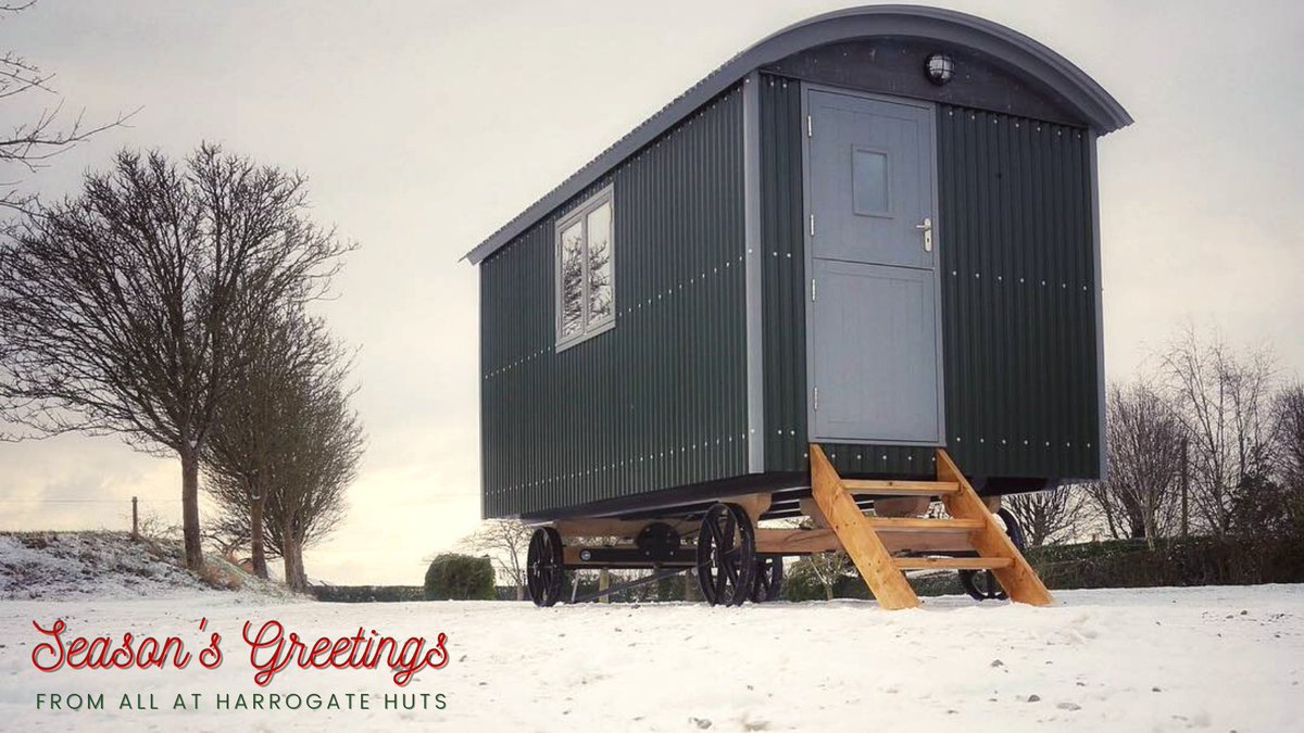 Wishing all of our colleagues, customers and friends a restful and happy Christmas break.

Best wishes,

the Harrogate Huts team.

#shepherdshut #shepherdhuts #merrychristmas #harrogatehuts #glamping #diyprojects #gardenroom