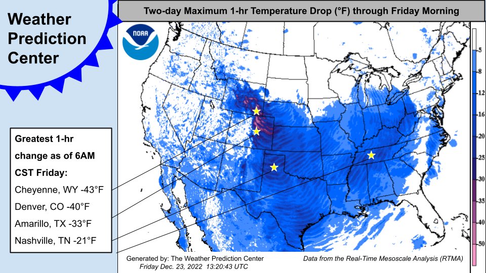 NWS Weather Prediction Center on Twitter "A powerful cold front