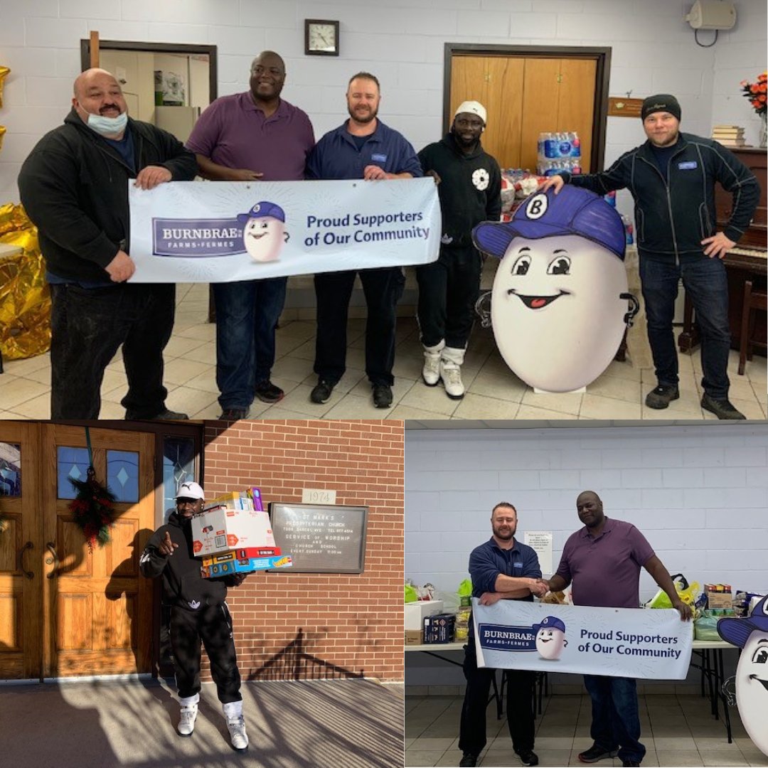 BurnbraeFarms's tweet photo. Burnbrae Farms organized a Holiday Food Drive and we’re so proud of our employees in our grading stations, processing plants, farms and offices across the country that rose to the occasion.
#fooddrive #community #giveback #happyholidays #givingback #donatingfood #fooddonation https://t.co/W5m1RvZ8Ga