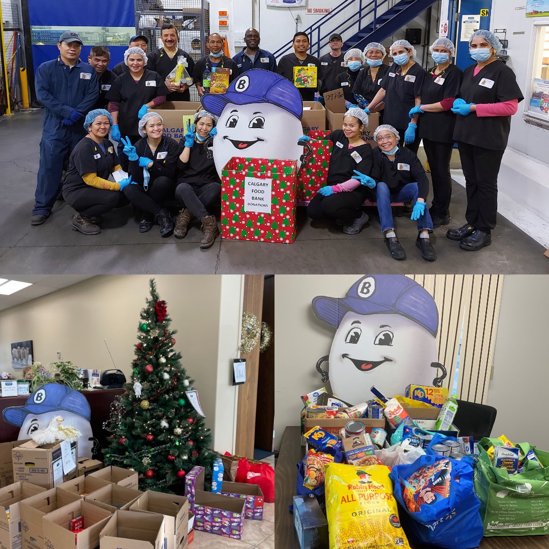 BurnbraeFarms's tweet photo. Burnbrae Farms organized a Holiday Food Drive and we’re so proud of our employees in our grading stations, processing plants, farms and offices across the country that rose to the occasion.
#fooddrive #community #giveback #happyholidays #givingback #donatingfood #fooddonation https://t.co/W5m1RvZ8Ga
