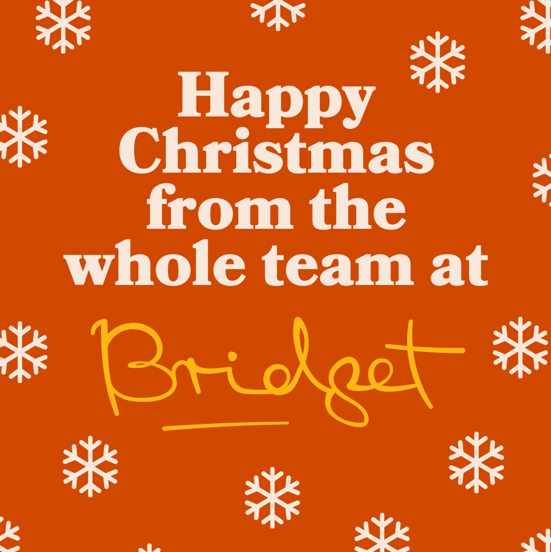 Here at Bridget we just wanted to wish everyone a very happy Christmas! And we wanted to say a huge thank you to all the amazing people we have worked with since opening our doors in April 🤩To our amazing crew, our in house team, our wonderful clients and brilliant suppliers 🥂