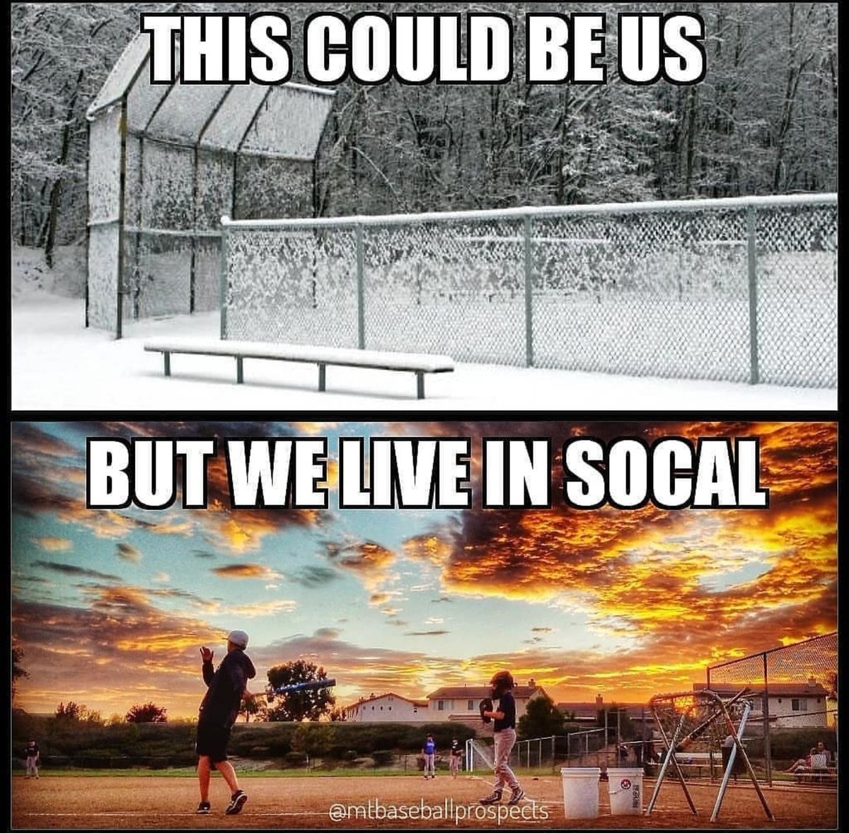 Hang in there everyone! 
❄️❄️❄️❄️❄️❄️❄️❄️❄️

Everyone else in SoCal, just hangloose🤙