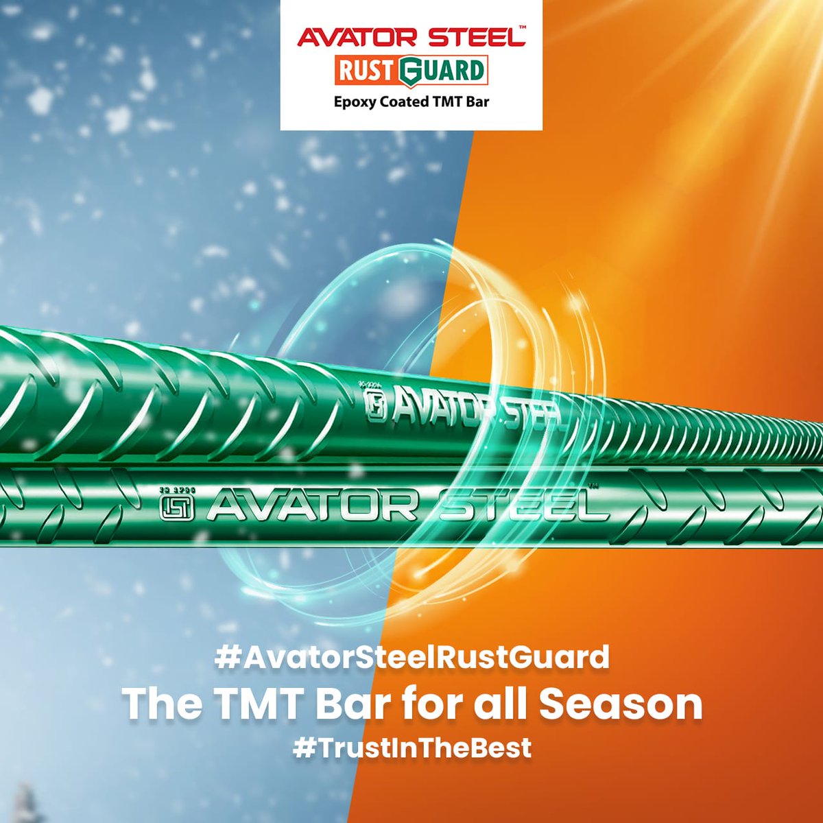 AvatorSteel's tweet photo. #AvatorSteelRusGuard - The TMT Bar for all Season.
.
.
.
#AvatorSteel #MrAntiRustMan #TMTBars #construction #steel #corrosionprotection #rustfree #rustprotection #strongbuilding https://t.co/hNELsswYHg