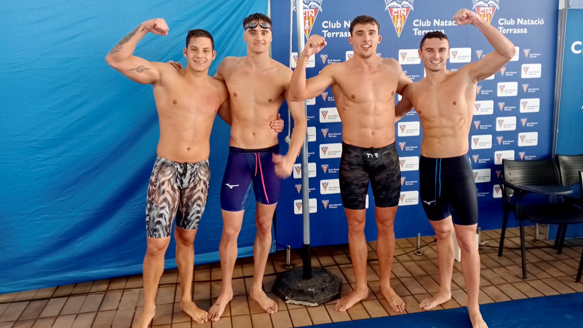 Federació Catalana de Natació (@nataciocat) on Twitter photo RÈCORD DE CATALUNYA I D'ESPANYA 🏊♂️
El relleu del <a href="/CN_Sabadell/">CN Sabadell</a>, format per Alex Ramos, Carles Coll, Sergio de Celis i Manu Martos, ha establert un nou rècord de Catalunya i d'Espanya de Clubs en el Copa d’Espanya P50m ⭐️
⏱️ RC i RE 4x100m estils - 3:38.65
#nataciocat #natació RÈCORD DE CATALUNYA I D'ESPANYA 🏊♂️
El relleu del <a href="/CN_Sabadell/">CN Sabadell</a>, format per Alex Ramos, Carles Coll, Sergio de Celis i Manu Martos, ha establert un nou rècord de Catalunya i d'Espanya de Clubs en el Copa d’Espanya P50m ⭐️
⏱️ RC i RE 4x100m estils - 3:38.65
#nataciocat #natació