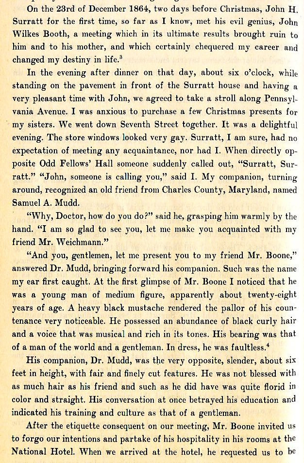 LinConspirators's tweet photo. #OTD Dec. 23, 1864: #DrMudd travelled to D.C. & met up with #JohnWilkesBooth. Mudd introduced JWB to #JohnSurratt who was walking down Pennsylvania Ave. with Louis Weichmann. The four men retired to JWB’s hotel room where JWB recruited Surratt into his plot to kidnap Lincoln. https://t.co/bcZyhGu8ZB