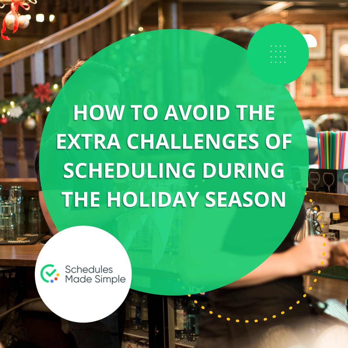 StaffSchedules's tweet photo. It's that time of year again! 🎄

The holiday season is upon us, and with it comes extra challenges for restaurant managers trying to schedule their staff 🌪

[Read more in the thread]

#RestaurantManagement #RestaurantOwners #PizzeriaOwner #PubOwner #CoffeeShopOwner #Waiter https://t.co/lC5AFWtbis