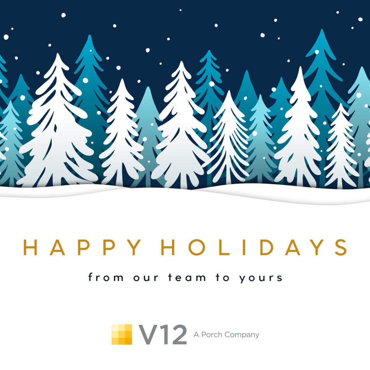 Happy Holidays from the V12 team!
