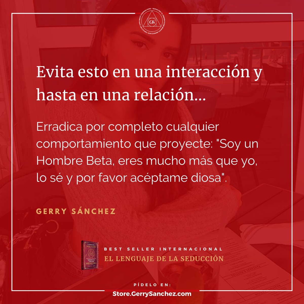 gerrysays's tweet image. La reputación que tengas contigo mismo importa más de lo que crees al momento de interactuar con ELLA.

Más en la Biblia de la seducción, guía de ejecución de la teoría a la práctica.

📕 GerrySanchez.com/eldls

#atraccion #seduccion #autoestima #autoimagen