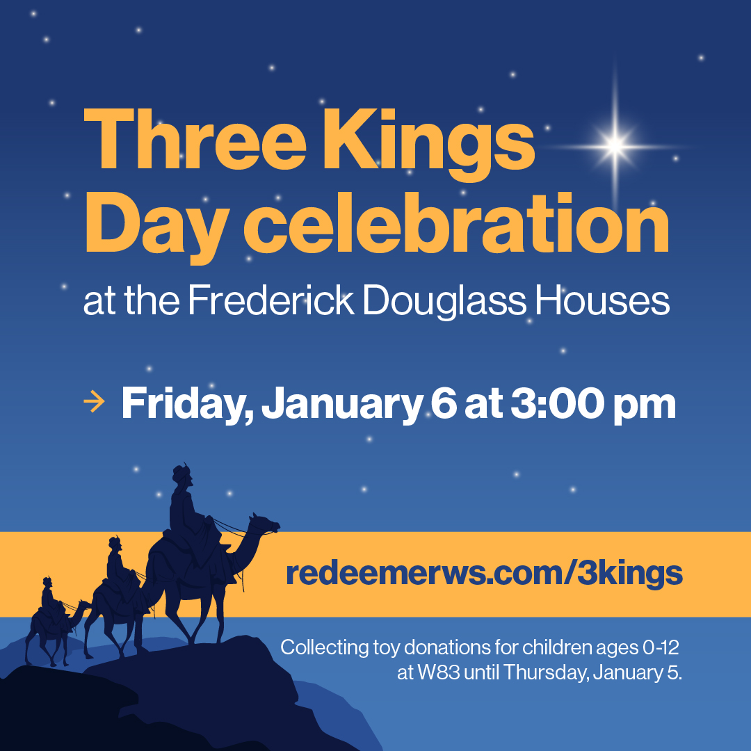 Join us at the Frederick Douglass Houses on January 6, at 3:00 pm, as the community celebrates Three Kings Day. In many Hispanic & Latin American cultures, Three Kings Day is the final celebration that marks the end of the 12 days of Christmas. #NYC #Volunteer #CommunityImpact https://t.co/ZRjZmmFpQz