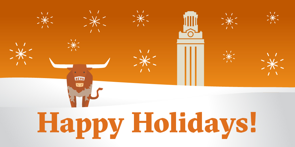 May your days be merry, bright, orange and white!