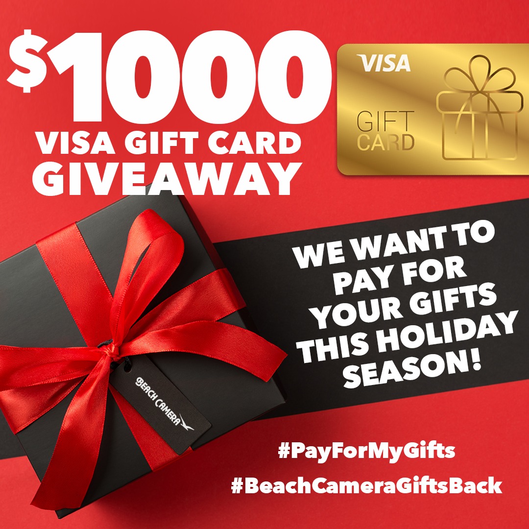 Beach Camera on Twitter "1,000 VISA GIFT CARD GIVEAWAY 1 WEEK LEFT To