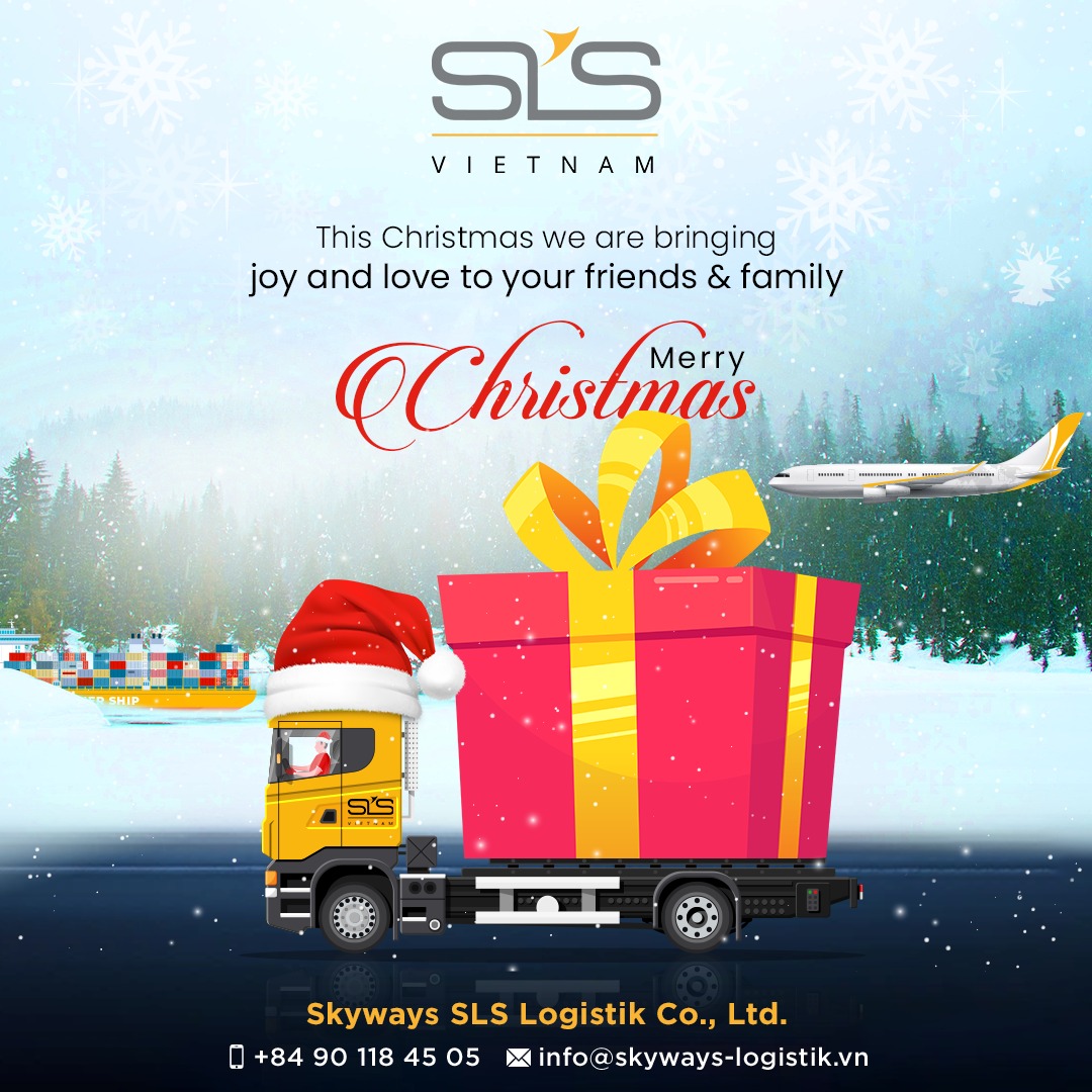Wishing you all a Merry Christmas.

This Christmas we are delivering joy and happiness to your friends and family throughout the world.🎁

#Skywaysvietnam #SkywaysLogistik #LogisticsServices #logisticsmanagement #merrychristmas #christmas2022 #christmaswishes #xmas #christmas