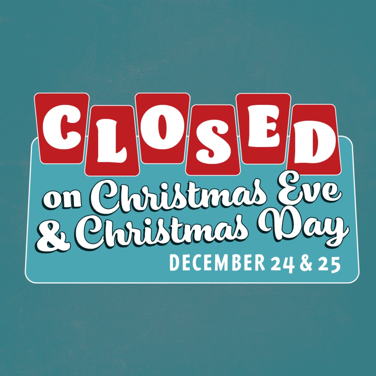 BJsPizzaBrewPub's tweet photo. We'll be busy decking the halls on Christmas Eve and Christmas Day, so we'll be closed on Saturday, December 24 and Sunday, December 25. We hope you have a wonderful holiday weekend! https://t.co/zHAgLQ6eBD