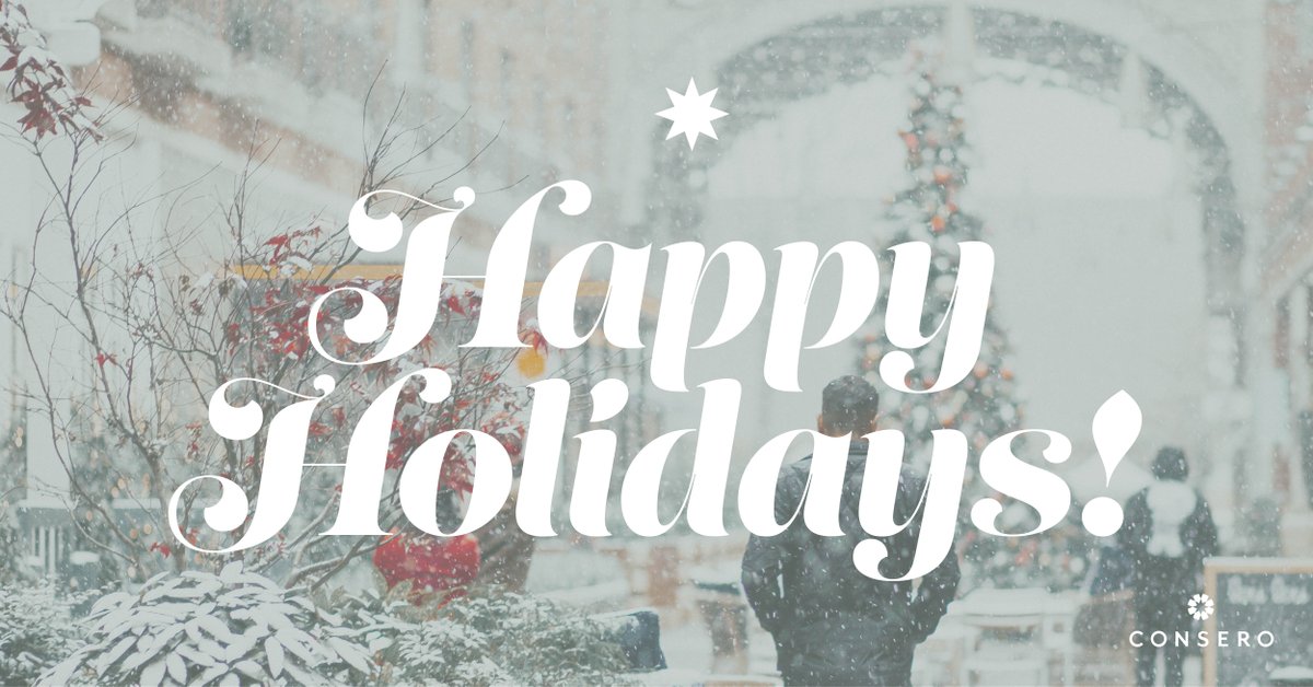 Consero (@conserogroup) on Twitter photo Happy Holidays to our amazing Consero community! Happy Holidays to our amazing Consero community!