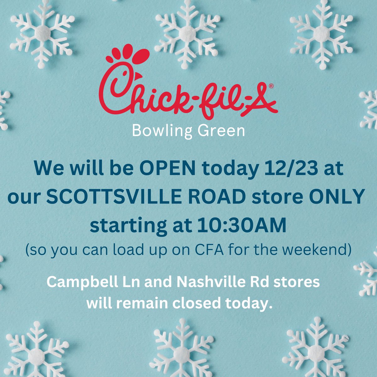 Come see us at our Scottsville Road location today!