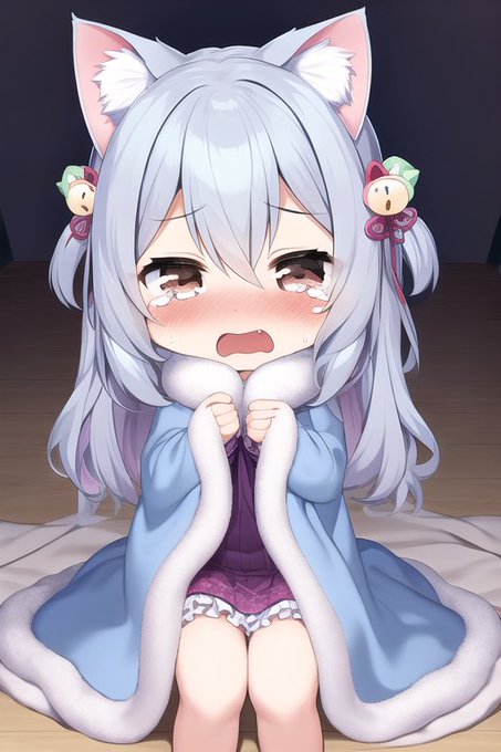 さ、寒いよおおおおお!!
#AIイラスト 
#AIart  
#AIイラスト好きさんと繋がりたい 
思ったような表情にならなかった 