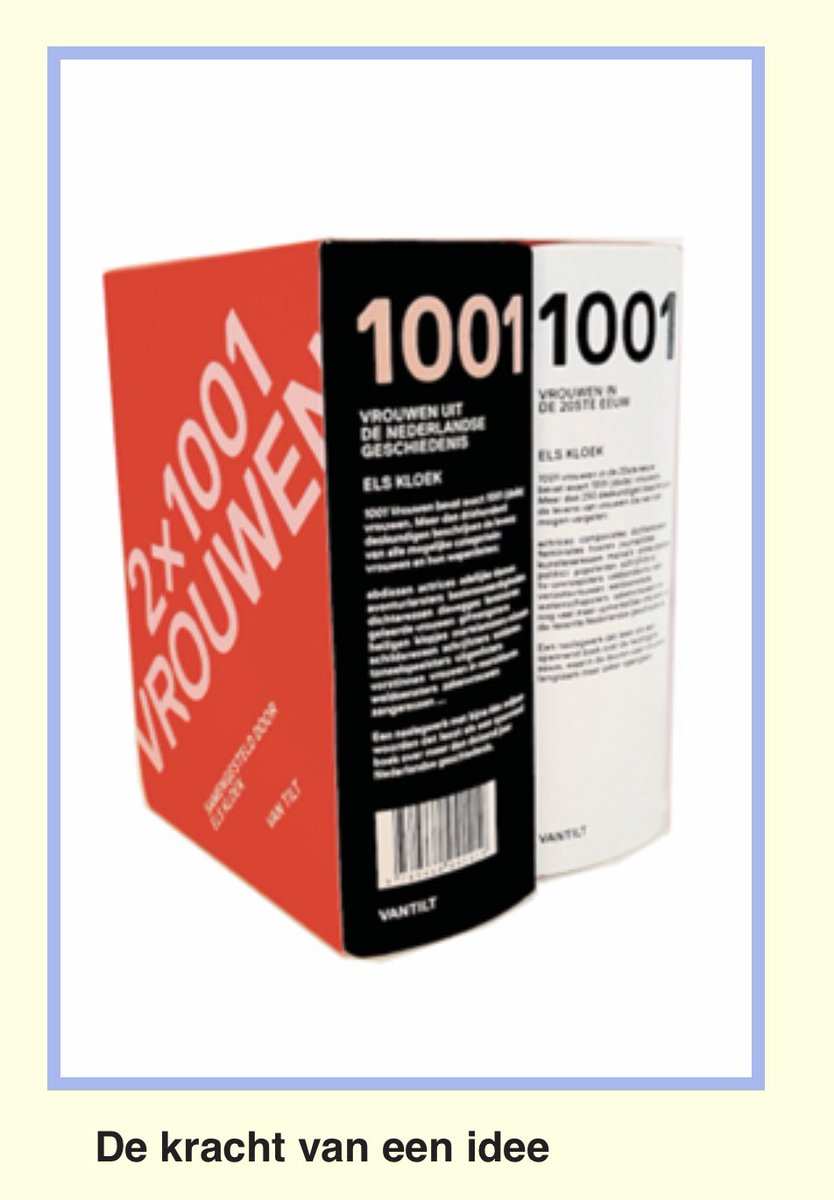 een daverend applaus voor <a href="/elskloek/">els kloek</a> voor haar meesterwerk #1001Vrouwen ! boeken als archief en werkelijke vrouwengeschiedenis vd hoogste orde en urgentie